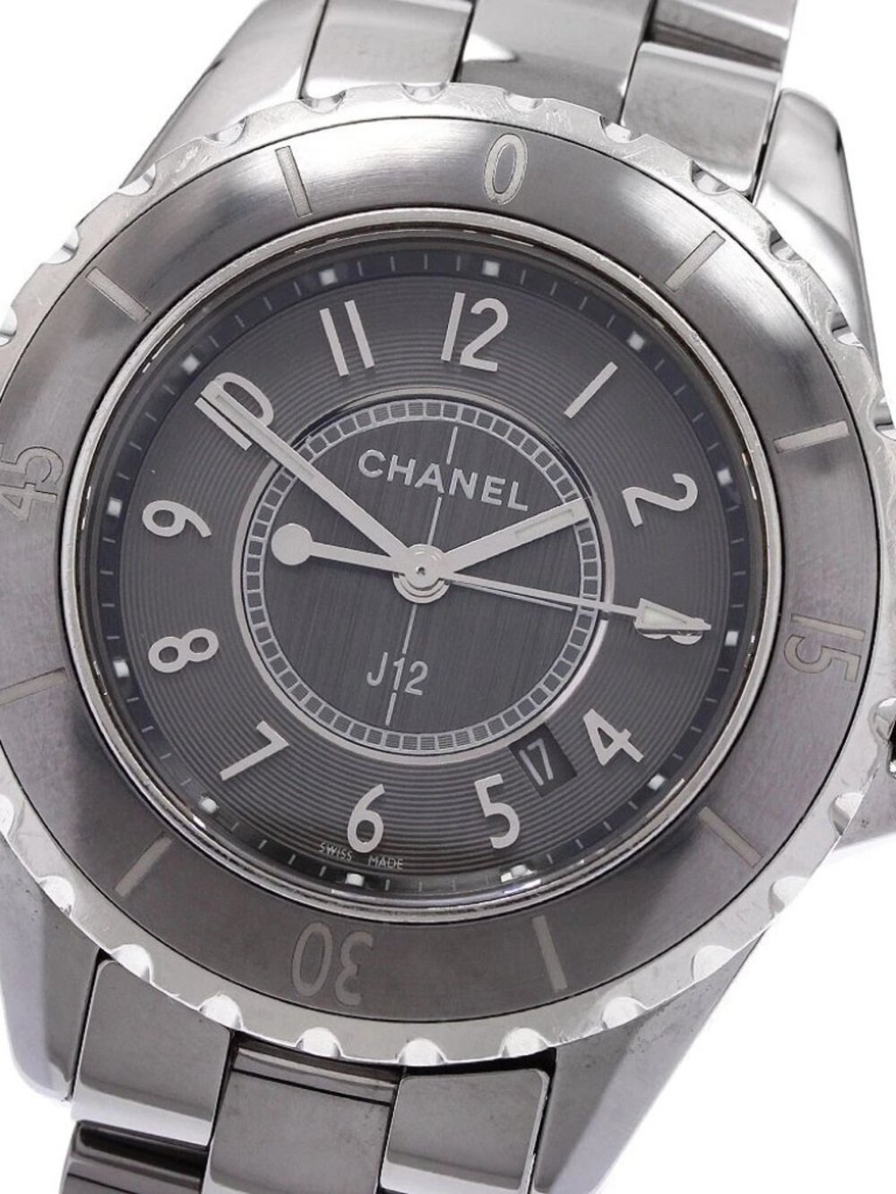 CHANEL J12 Chromatic H2978 Date gray Dial Quartz Ladies Watch_935121